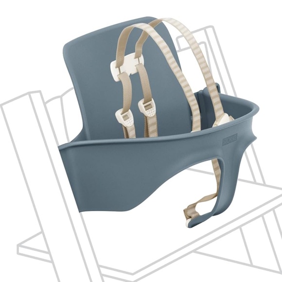 Stokke Tripp Trapp Baby Set- Fjord Blue - Picture 1 of 5